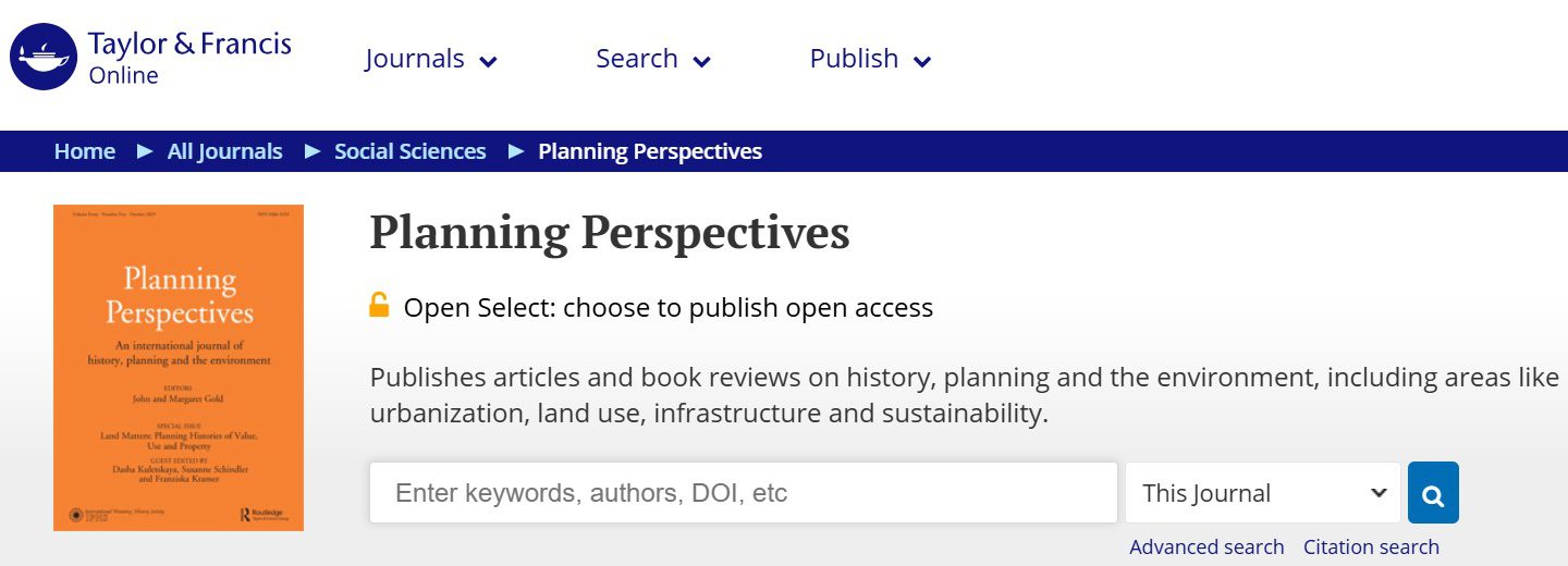Planning and Urban Citizenship