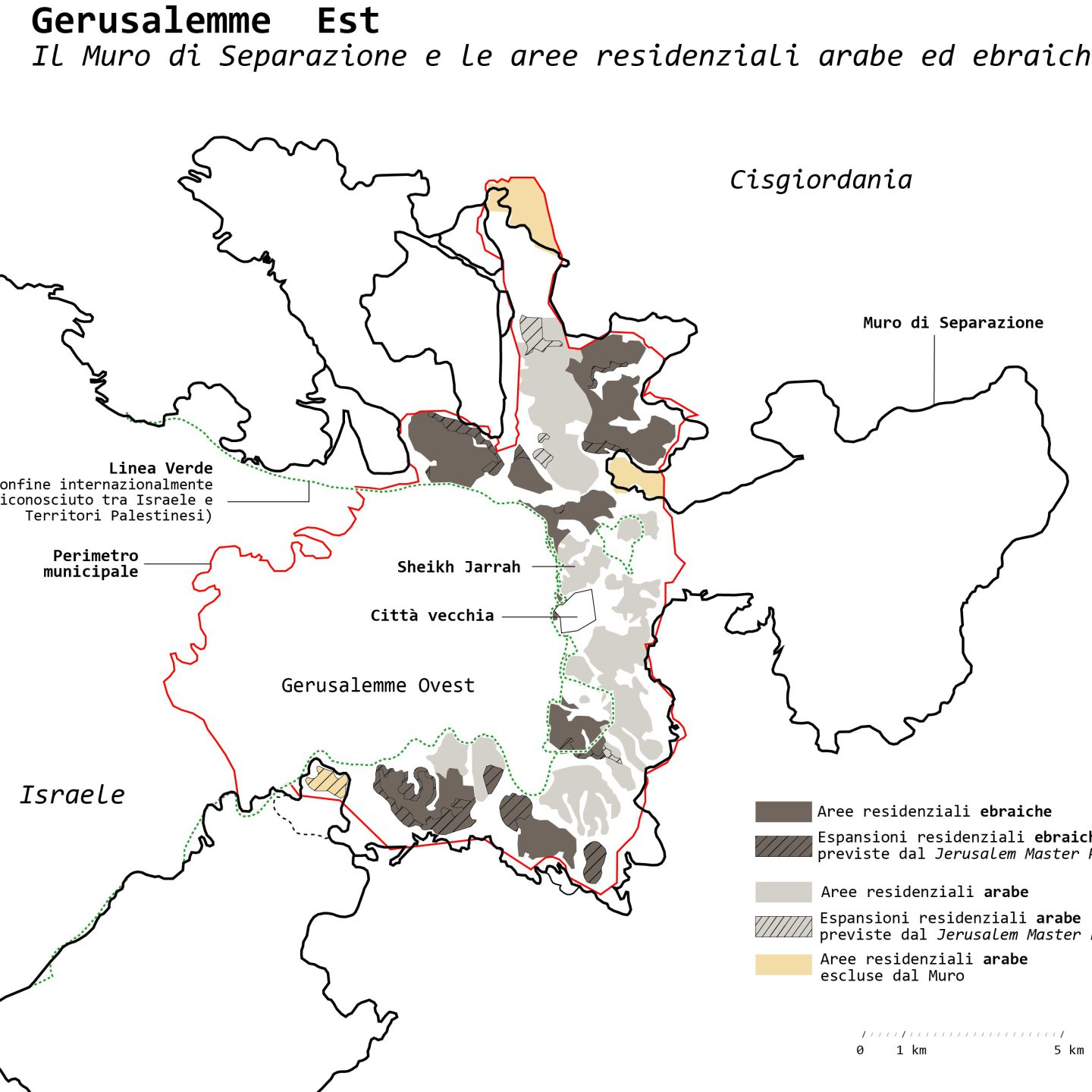 Gerusalemme, lo spazio del conflitto